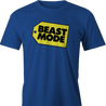 beast mode men's royal blue t-shirt