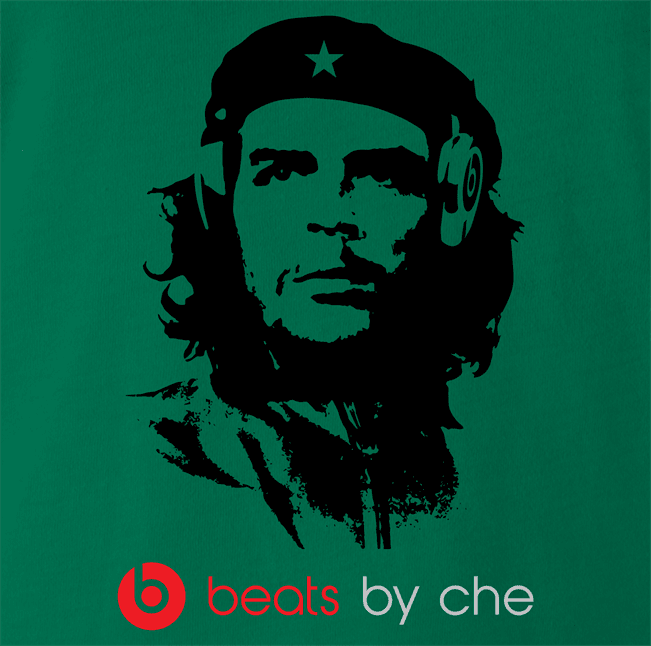 funny che guevara parody men's green t-shirt