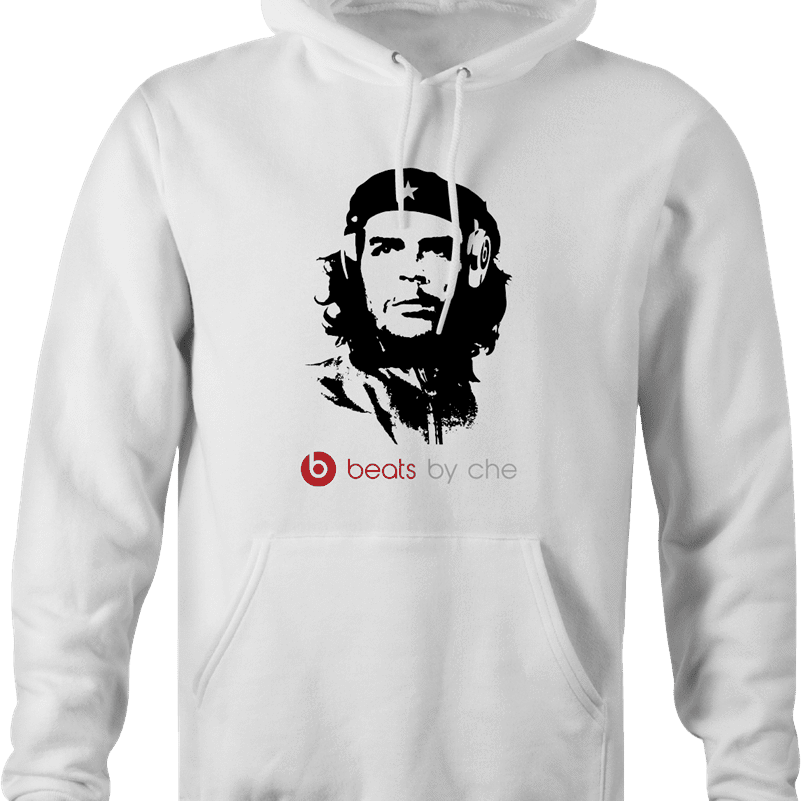 funny che guevara parody men's white hoodie