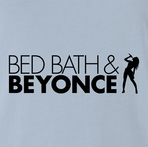 bed bath & bey light blue men's t-shirt