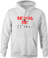 funny Bedmas Or Die Math Parody white hoodie