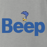 Funny Beep Road Runner Parody ash grey t-shirt