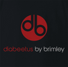 diabeetus by brimley Funny Diabetes black t-shirt