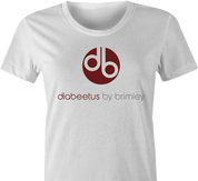 diabeetus by brimley Funny Diabetes women's white t-shirt