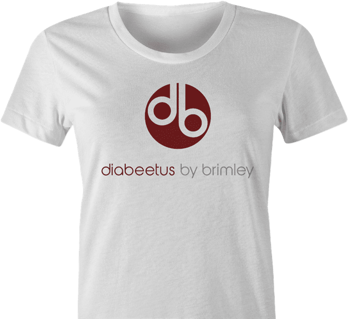 diabeetus by brimley Funny Diabetes women's white t-shirt