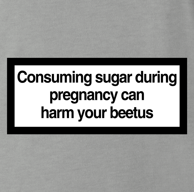 Funny diabeetus diabetes warning t-shirt grey