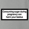 Funny diabeetus diabetes warning t-shirt grey