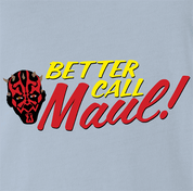 funny Better Call lawyer tv/movie mashup t-shirt light blue men's 