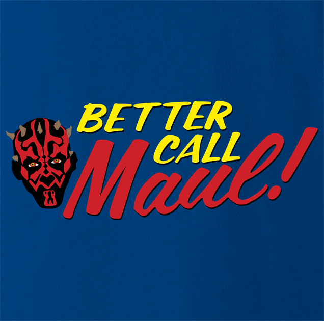 movie mashup t-shirt royal blue men's 