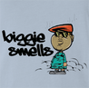 Funny Notorious BIG stinks Biggie Smells Light Blue T-Shirt