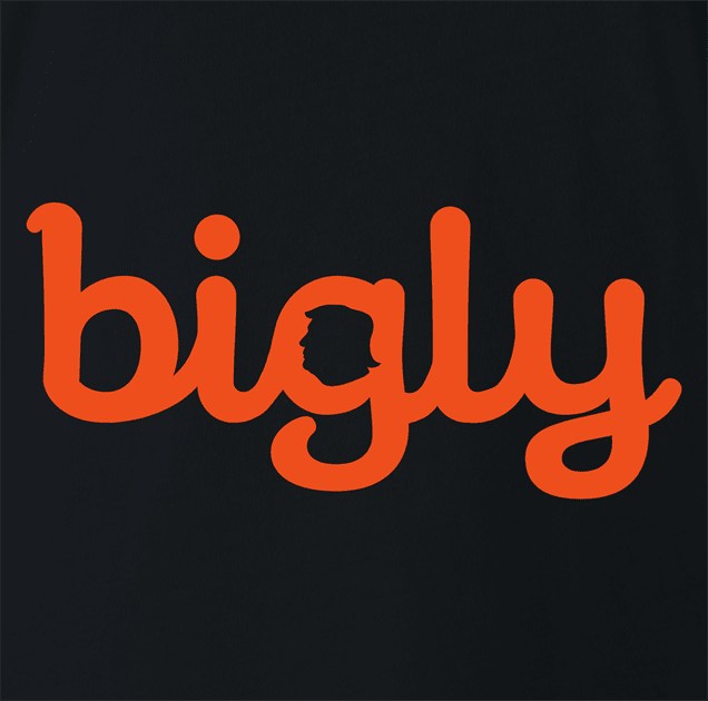 funny Donald Trump Bigly black t-shirt