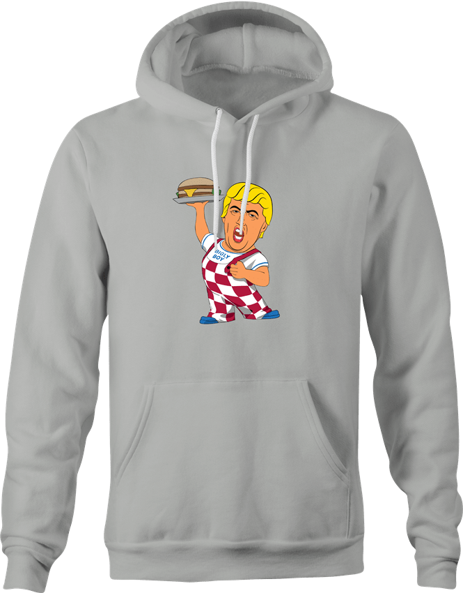 Funny Donald Trump Bigly Boy Parody T-Shirt Ash Grey Hoodie