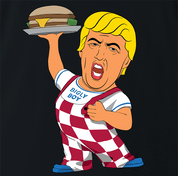 Funny Donald Trump Bigly Boy Parody Black T-Shirt