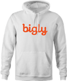 funny Donald Trump Bigly white hoodie