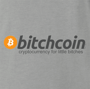 BTC bitcoin bitchcoin men's t-shirt 