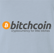 BTC bitcoin bitchcoin men's t-shirt 