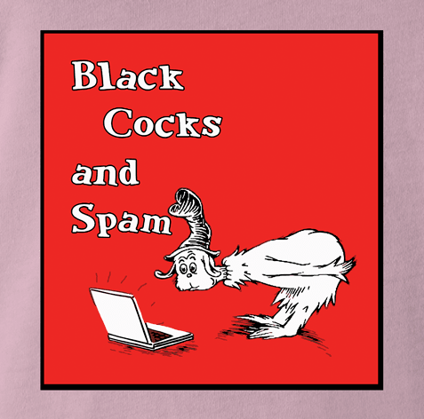 Funny NSFW black cocks and spam pink