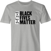 Funny poker black fives matter ash women's t-shirt 