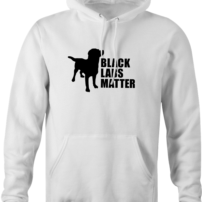funny Black Labs Matter For Dog Lovers  men's hoodie