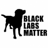 funny Black Labs Matter For Dog Lovers t-shirt white 