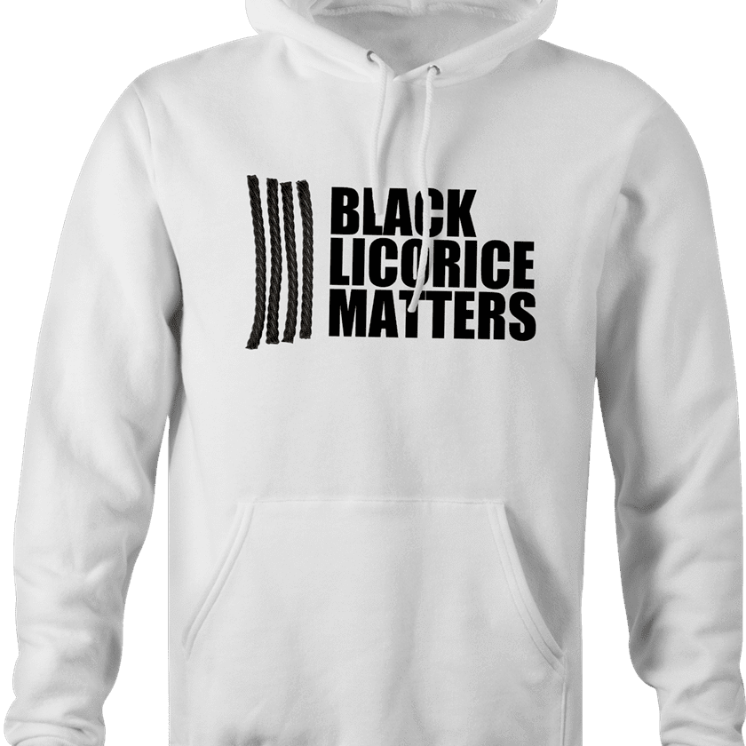funny black licorice matters hoodie