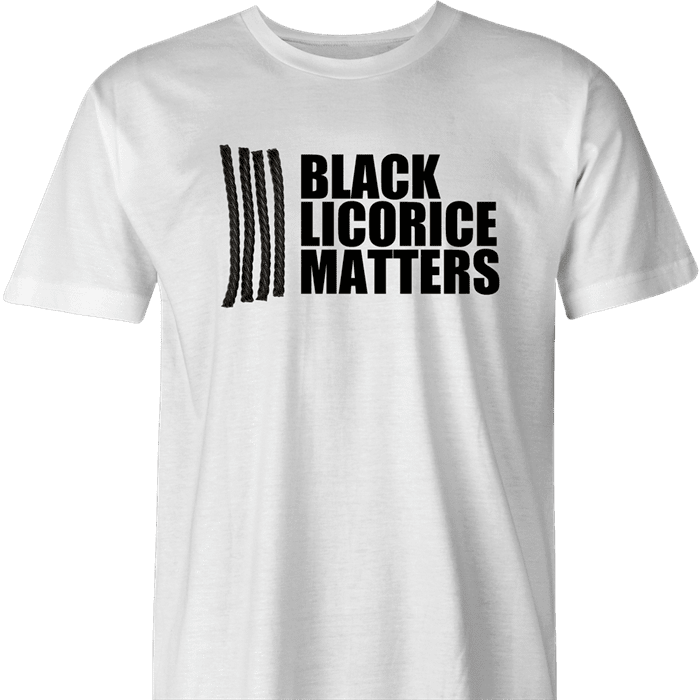 funny black lives matter men's white t-shirt 