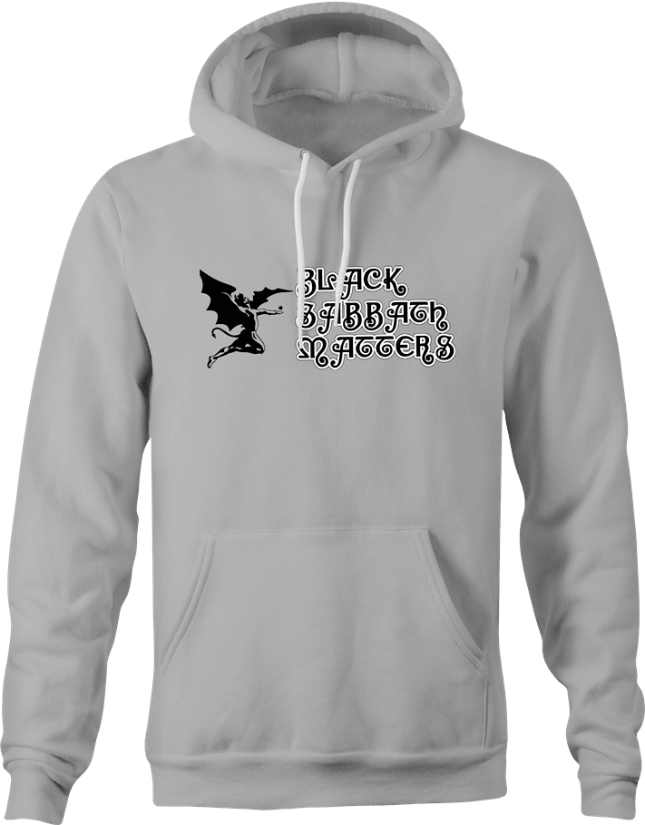 Funny Black Lives Matter metal god rock and roll Parody Men's grey hoodie