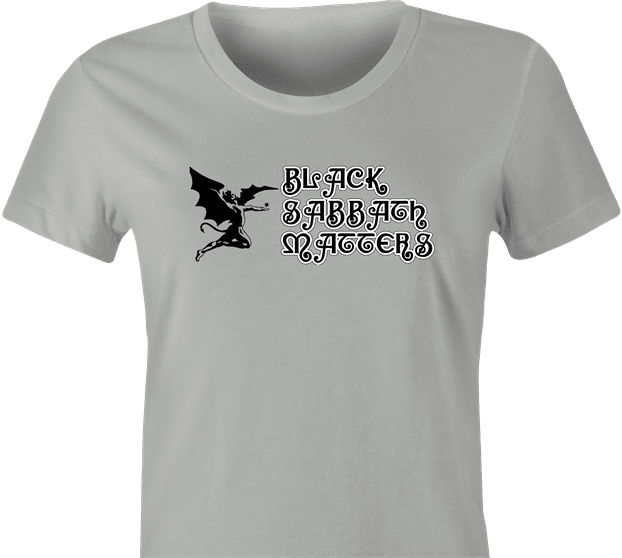Funny Black Lives Matter metal god rock and roll Parody women's grey T-Shirt
