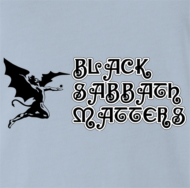 Funny Black Lives Matter metal god rock and roll Parody Men's light blue T-Shirt