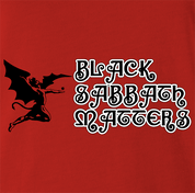 Funny Black Lives Matter metal god rock and roll Parody Men's red T-Shirt