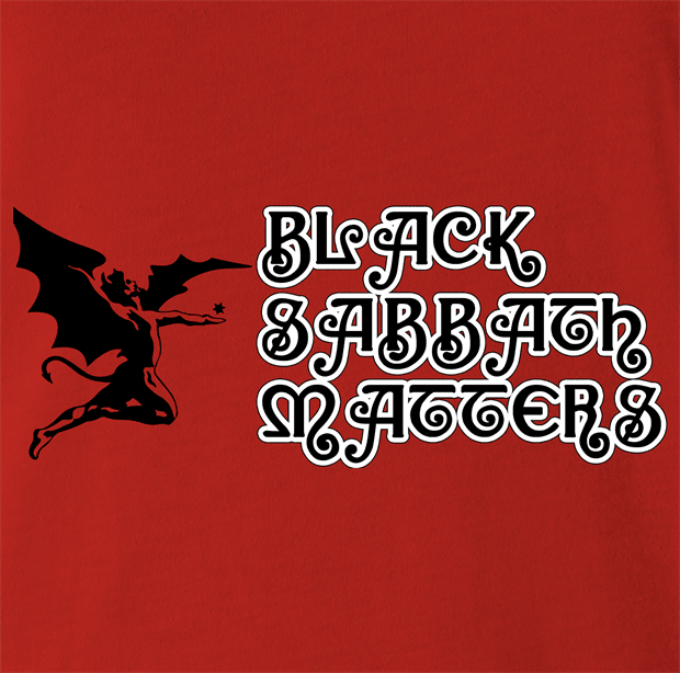 Funny Black Lives Matter metal god rock and roll Parody Men's red T-Shirt