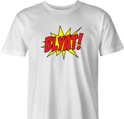 funny Blyat - Russian Pow! Comic Book Meme Parody white men's t-shirt