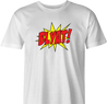 funny Blyat - Russian Pow! Comic Book Meme Parody white men's t-shirt