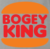 Funny Bogey King Bad Golfer Parody Ash Grey T-Shirt