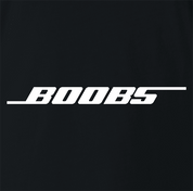 funny Boobs breast tits men's t-shirt black