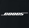 funny Boobs breast tits men's t-shirt black