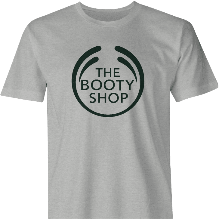 funny big booty body shop ash men's t-shirt