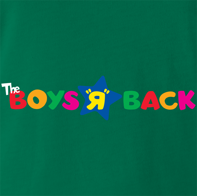 Funny The Boys Are Back - Friend Reunion Green T-Shirt