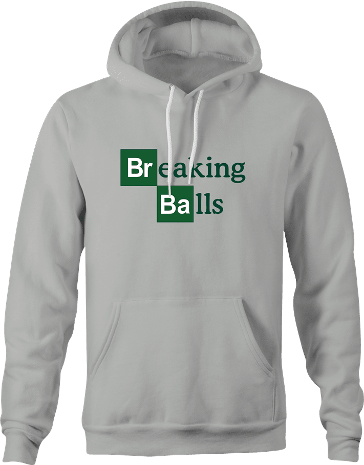 funny Breaking Balls Italian Slang periodic table Mashup men's hoodie