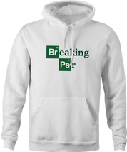 funny periodic table breaking par hoodie for scratch golfers men's white