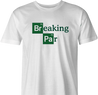 funny periodic table breaking par t-shirt for scratch golfers men's white