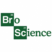 funny bro science t-shirt men's white