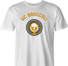 Funny Broccoli U - California University Vegan Mashup Parody White Men's T-Shirt