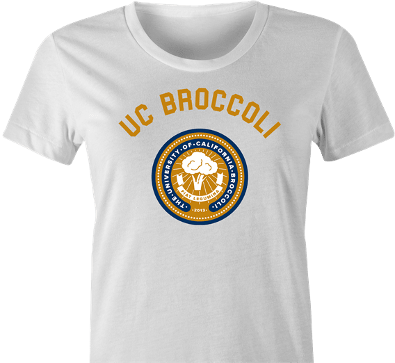 niversity Vegan Mashup Parody White women's T-Shirt