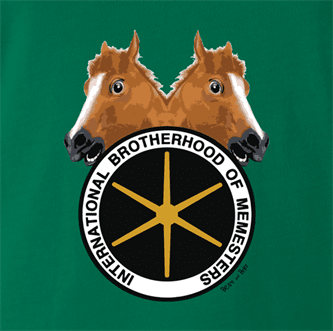 Funny Internet Meme Teamster green t-shirt