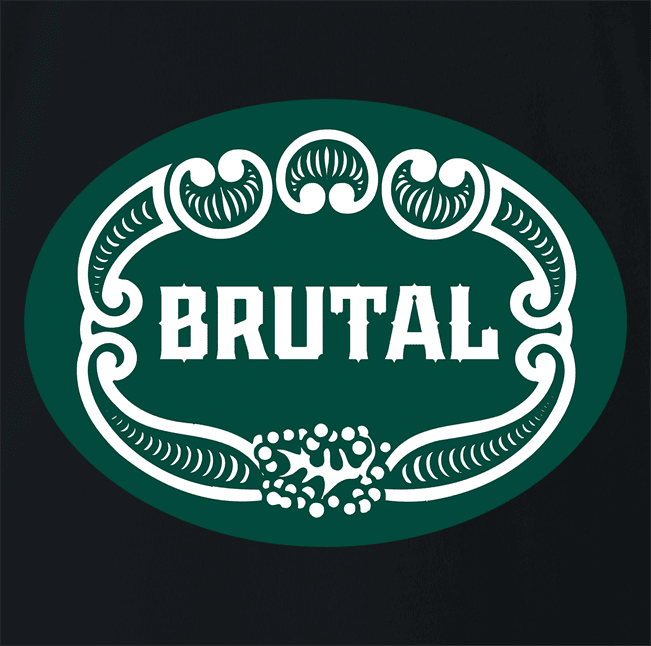 funny Brutal cologne for Men Mashup black men's t-shirt