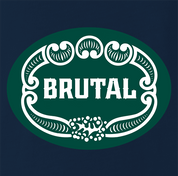funny Brutal cologne for Men Mashup navy men's t-shirt