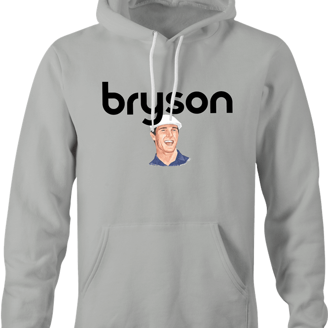 Funny long drive Golf hoodie men's grey