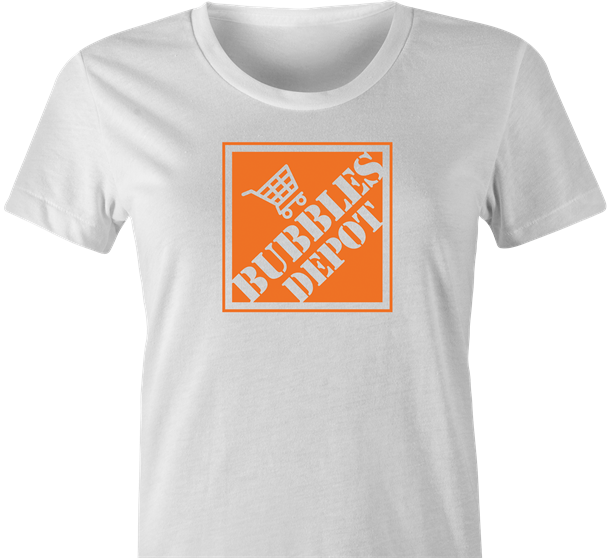 Funny the Wire - Bubble's Depot t-shirt white women's