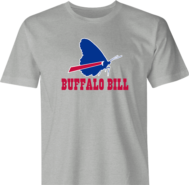 funny Buffalo Bill Silence of the Lambs pro football Mashup men's t-shirt